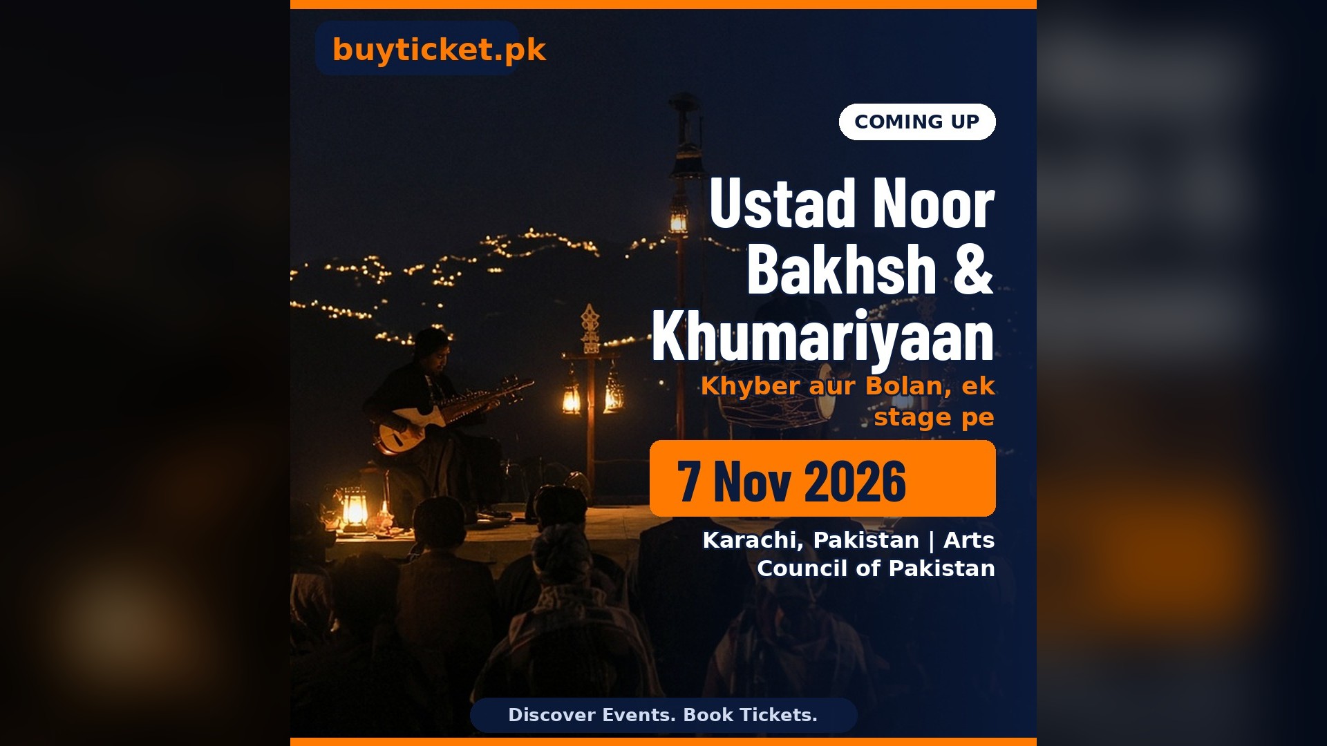 Ustad Noor Bakhsh & Khumariyaan Live in Karachi - Khyber aur Bolan, ek stage pe