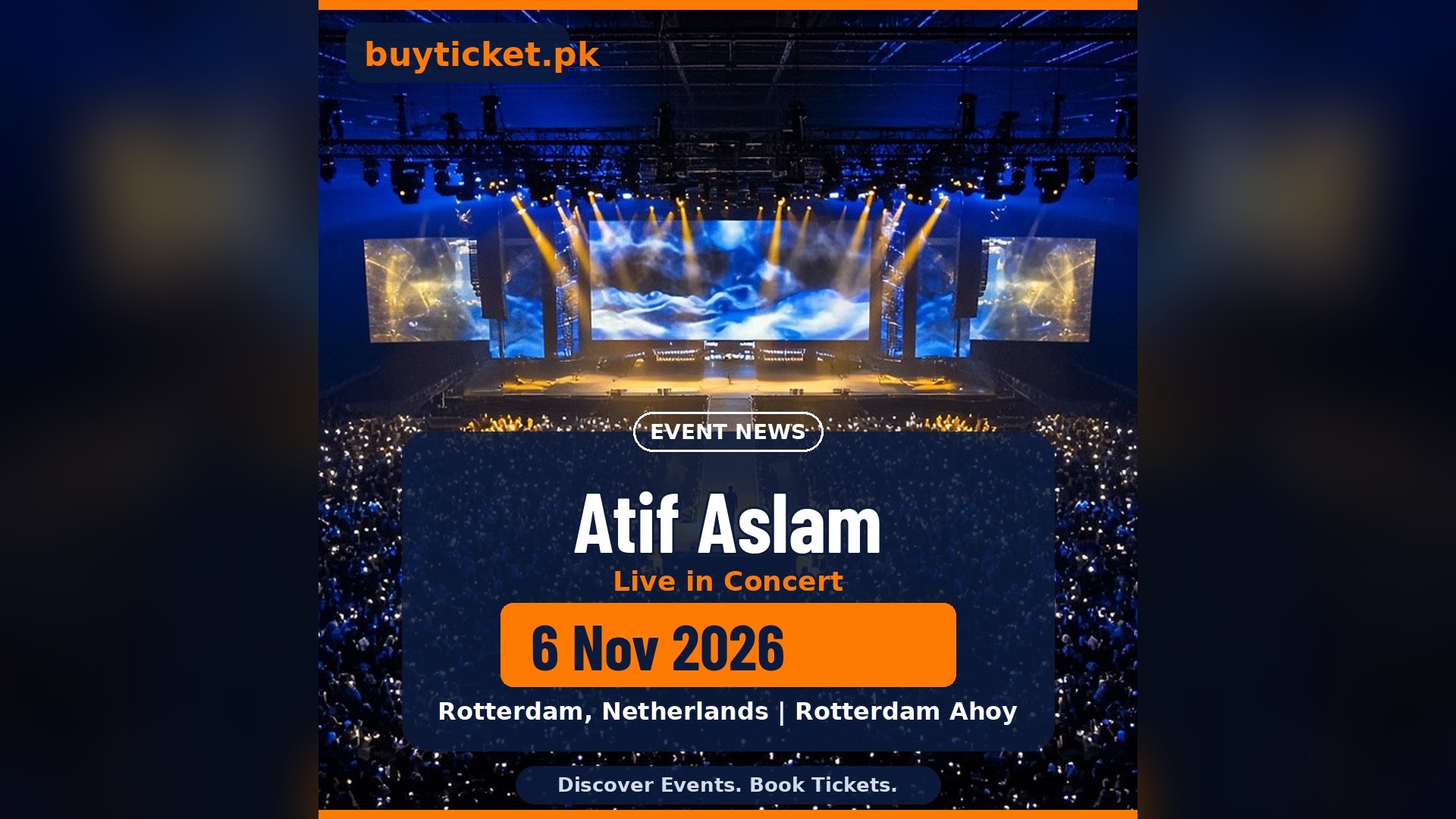 Atif Aslam Live in Rotterdam