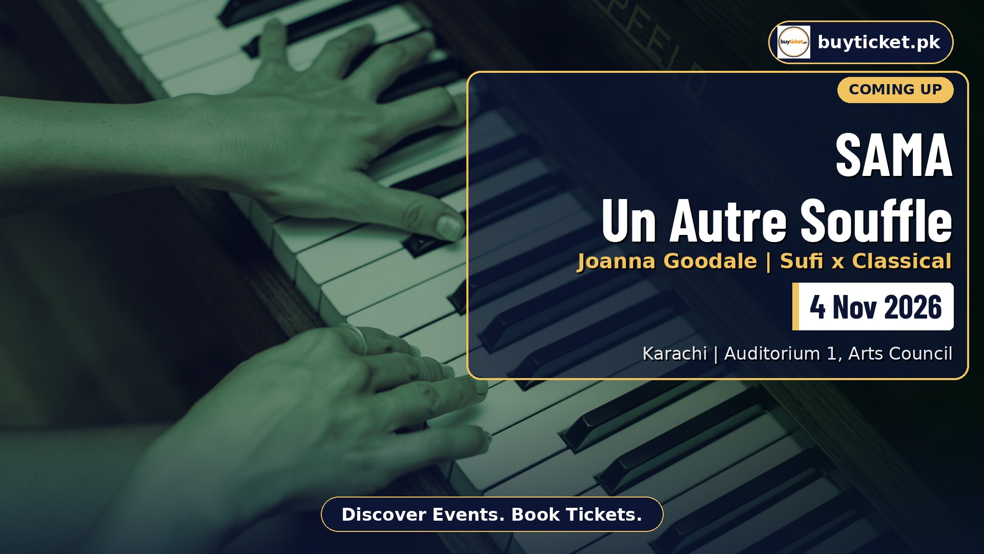 SAMA - Un Autre Souffle: Sufi x Classical Fusion Concert, Karachi