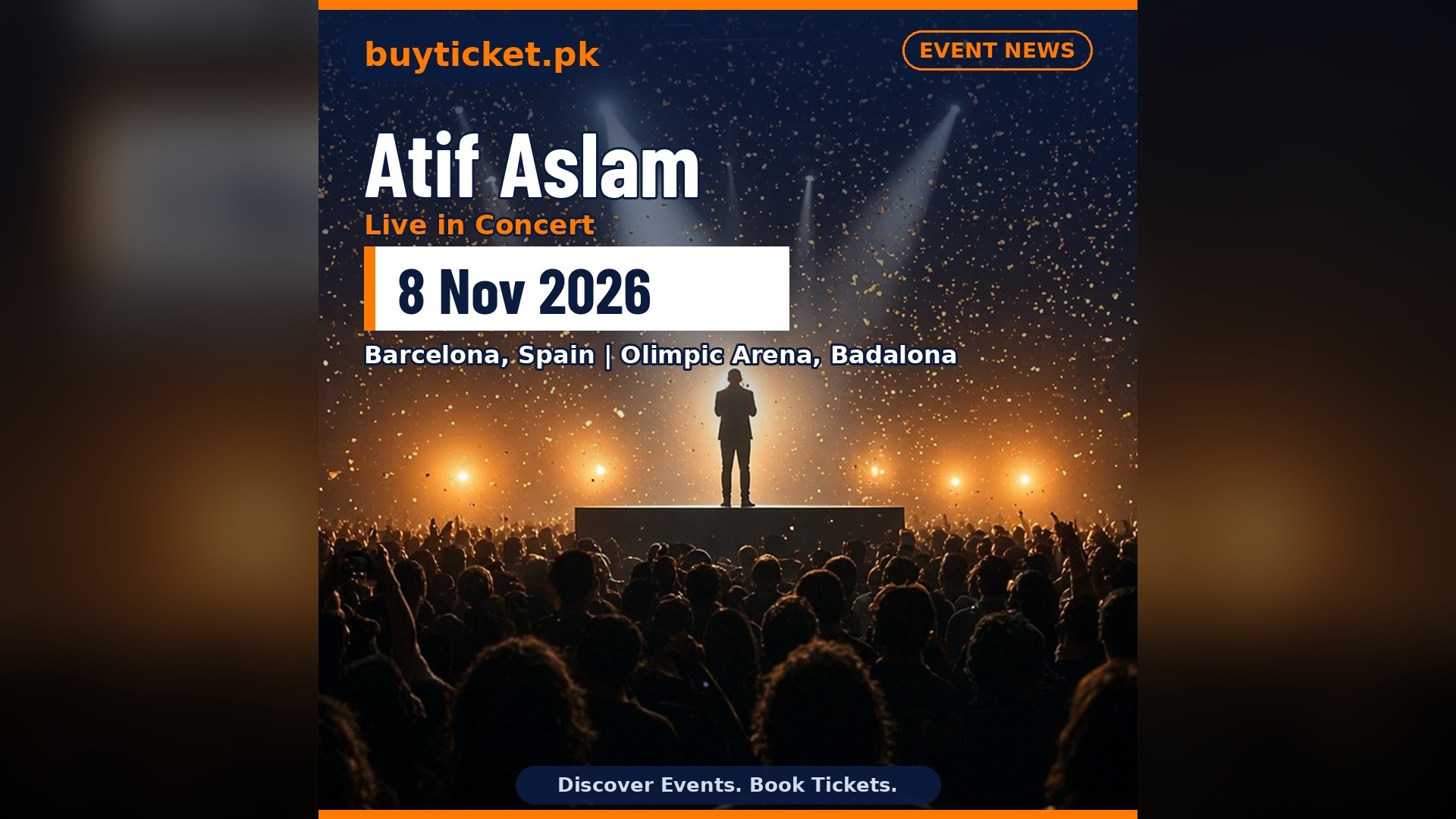 Atif Aslam Live in Barcelona