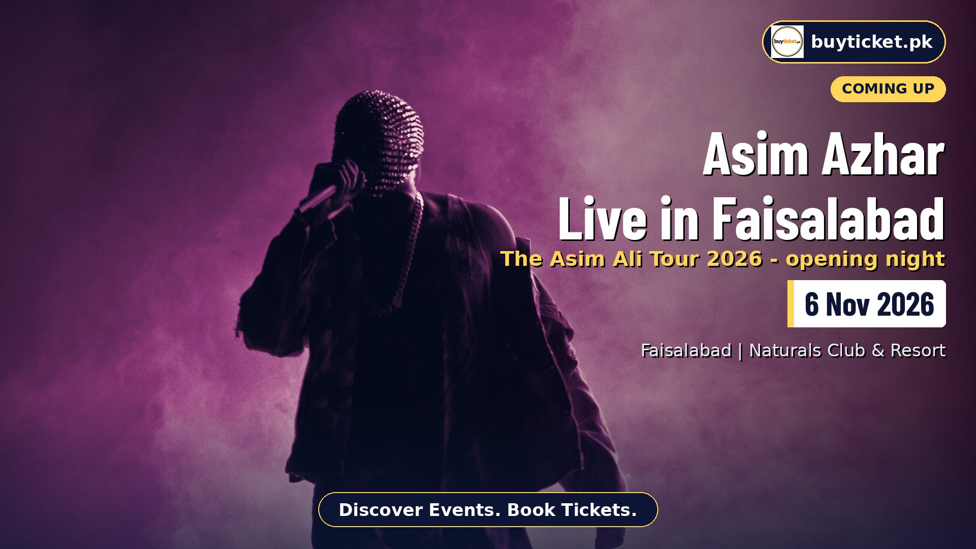 Asim Azhar Live in Faisalabad - The Asim Ali Tour 2026