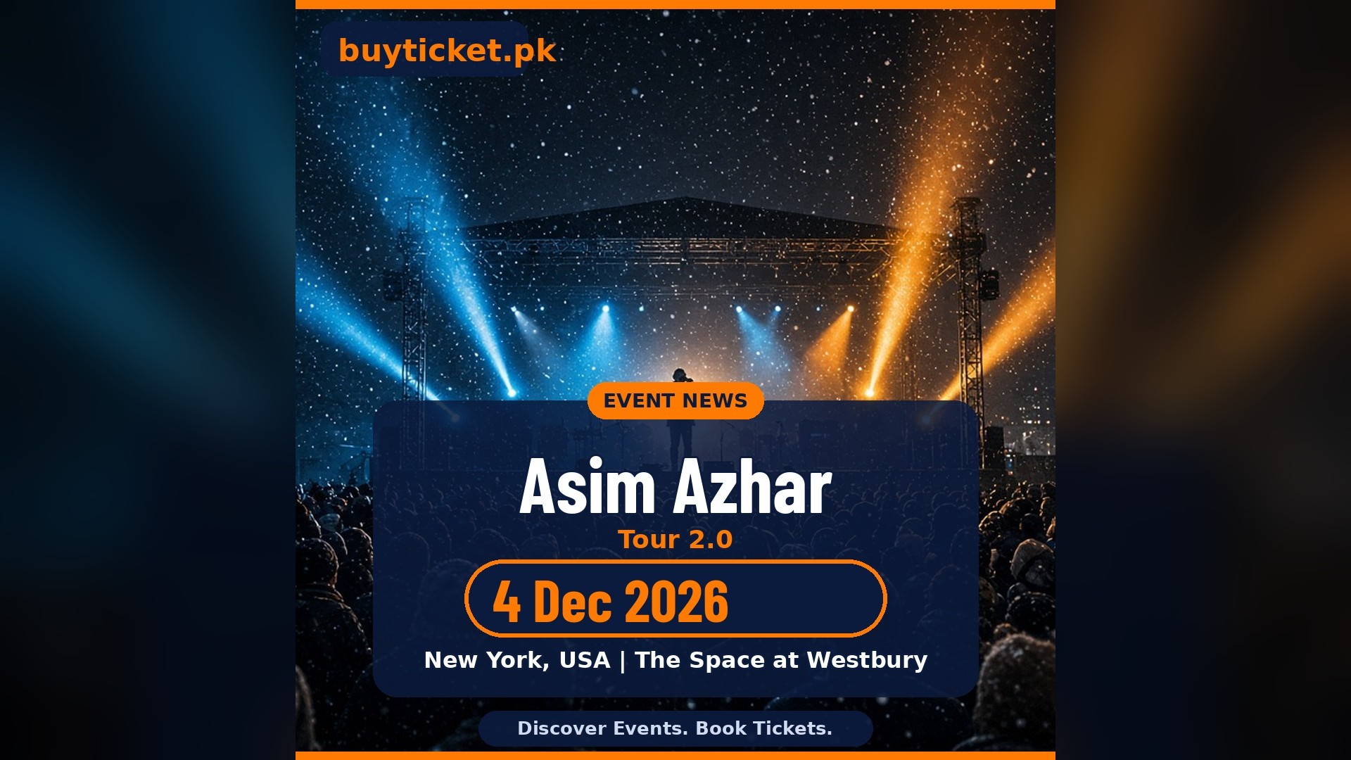 Asim Azhar Live in New York - Tour 2.0