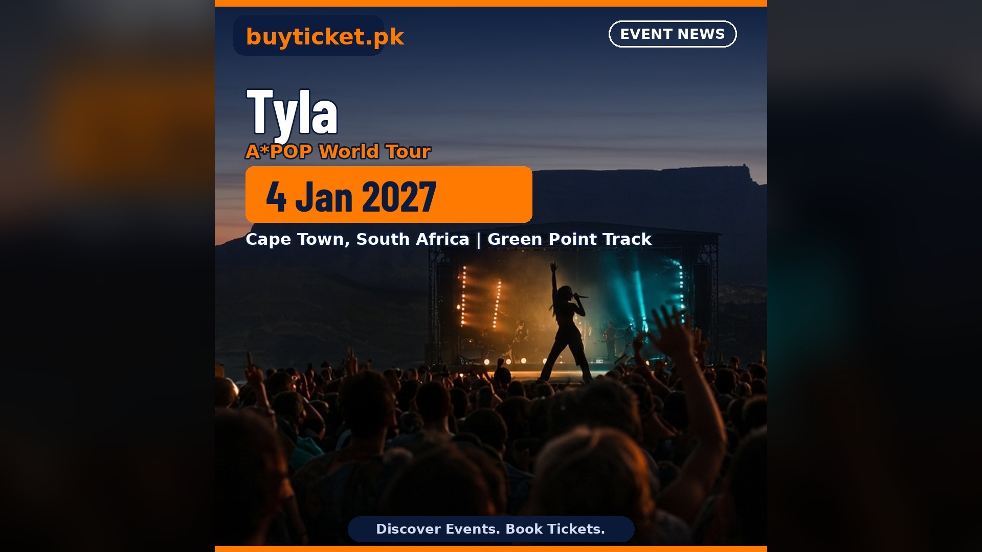 Tyla Live in Cape Town - A*POP World Tour