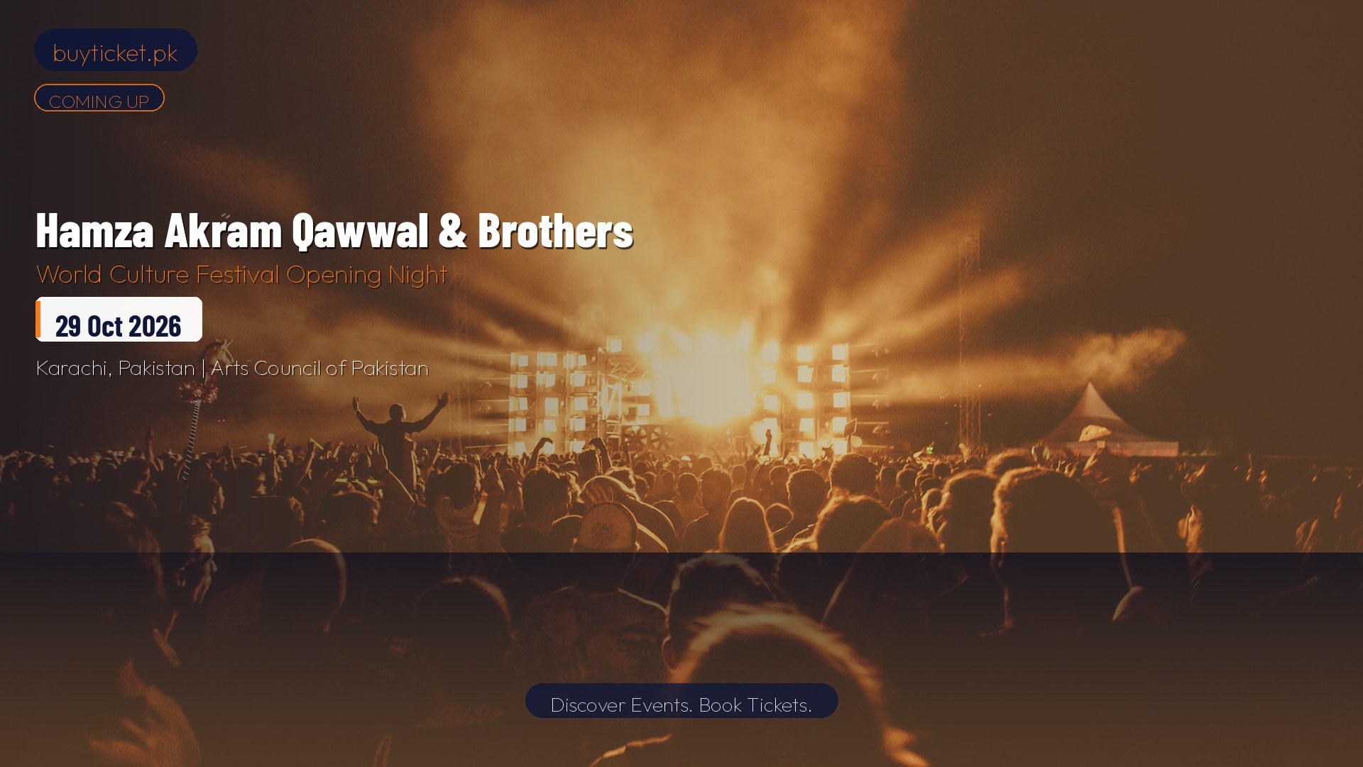 Hamza Akram Qawwal & Brothers Live in Karachi - World Culture Festival Opening Night