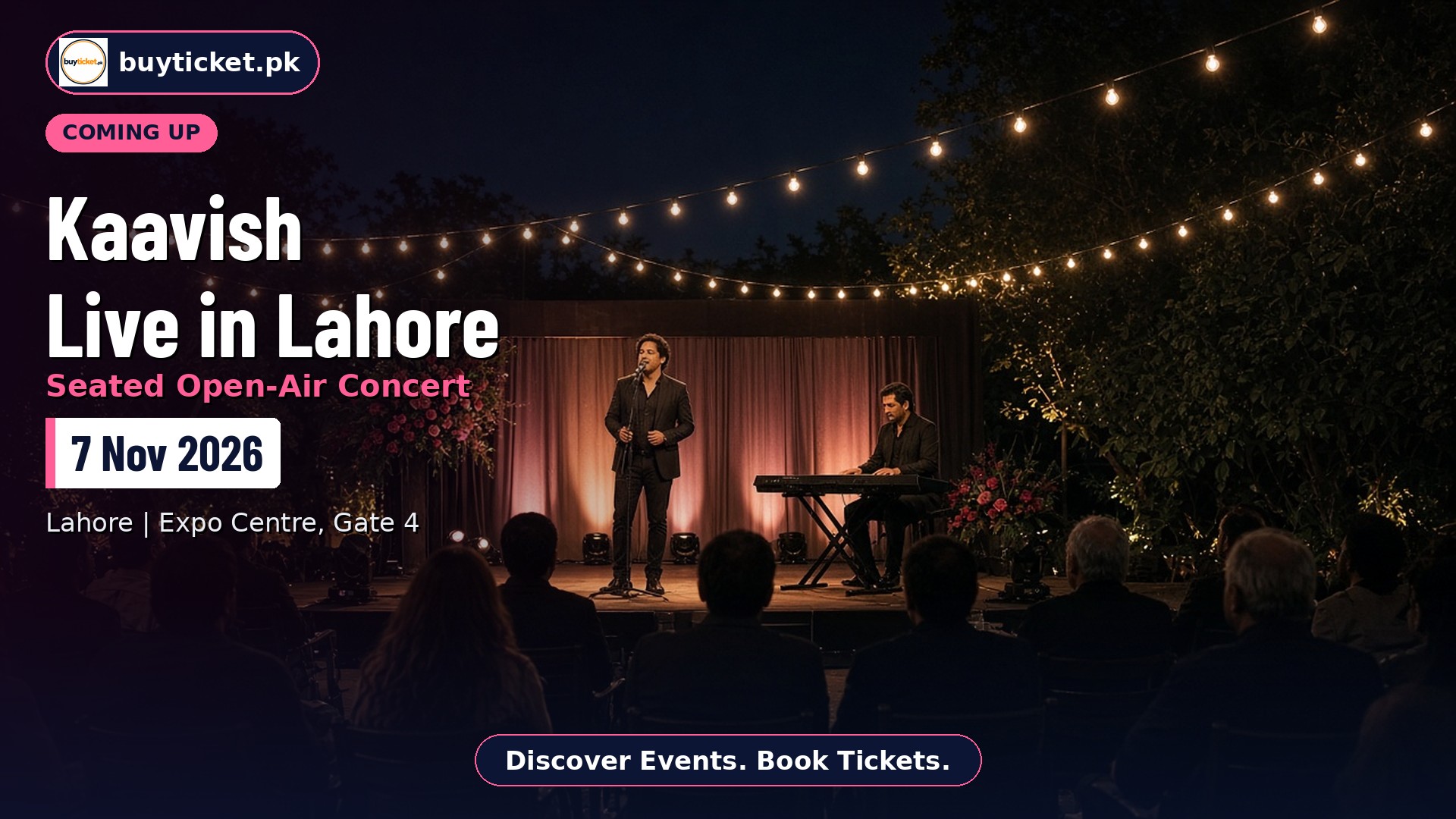 Kaavish Live in Lahore - Seated Open-Air Concert