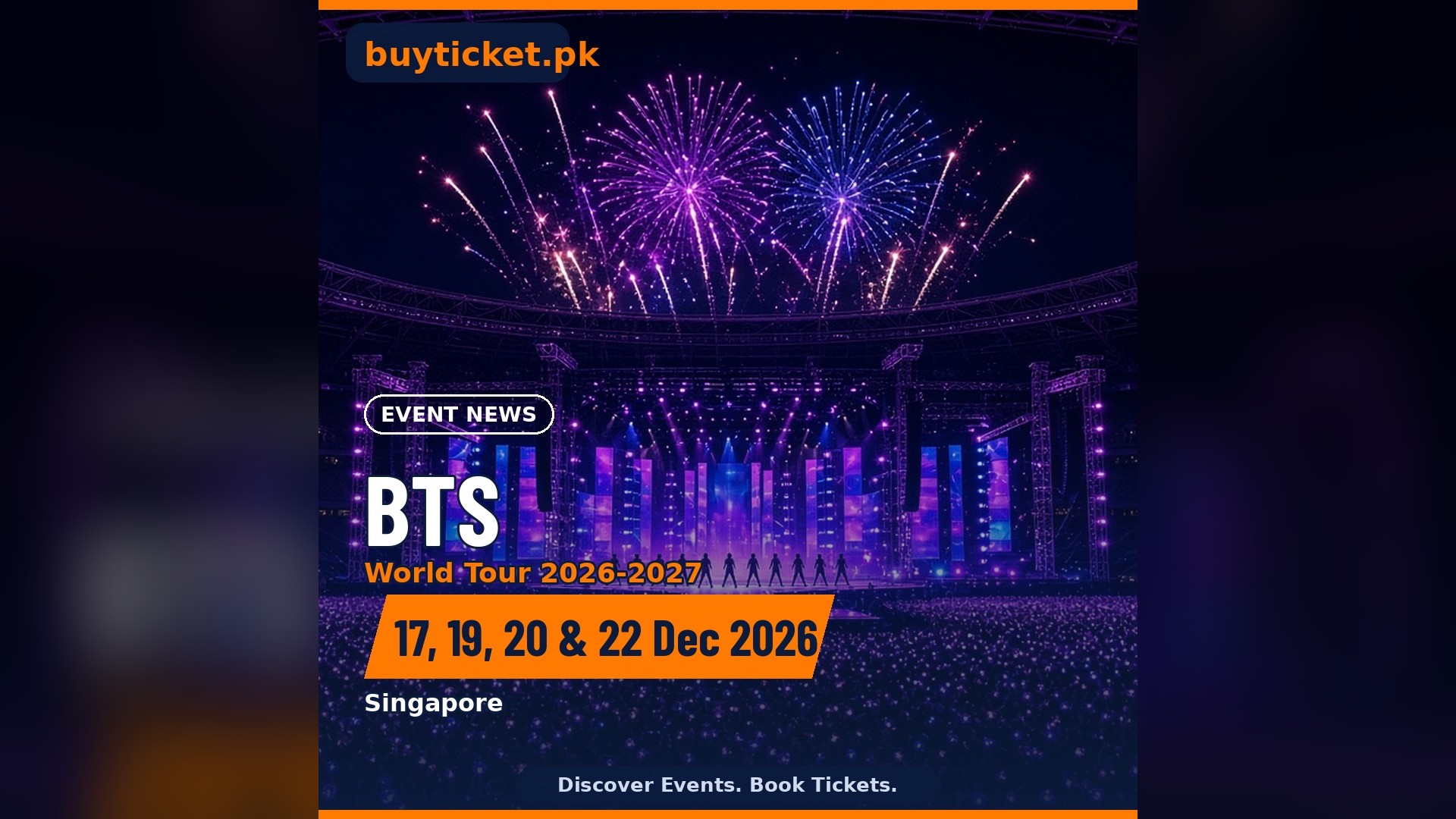 BTS Live in Singapore - World Tour 2026-2027